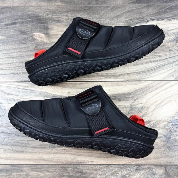 NIB Chaco Ramble Puff Comfort Clog 7M Black Riptop Lugsole Slip On - Picture 4 of 10